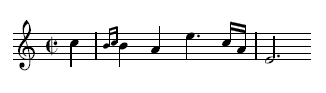 Schubert, op. 42, opening phrase